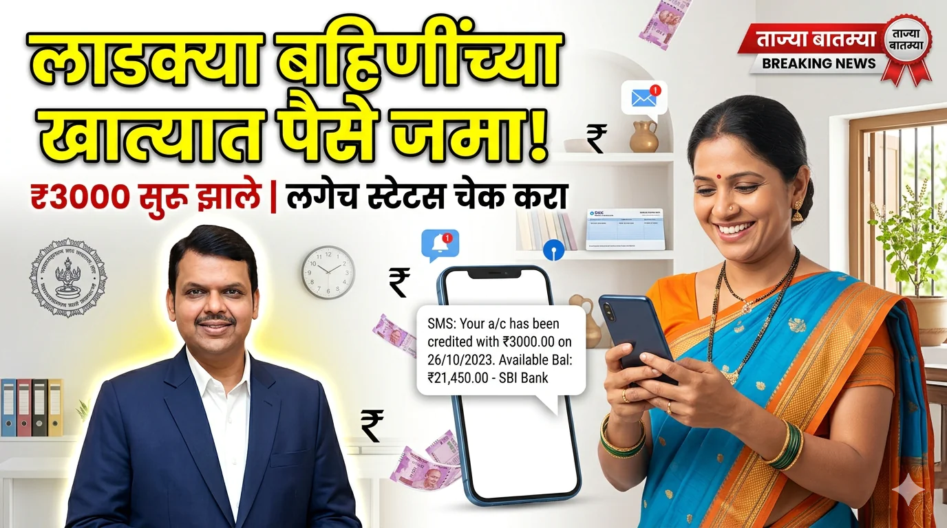 खुशखबर! तुमच्या खात्यात ₹1,500 जमा झाले लगेच चेक करा